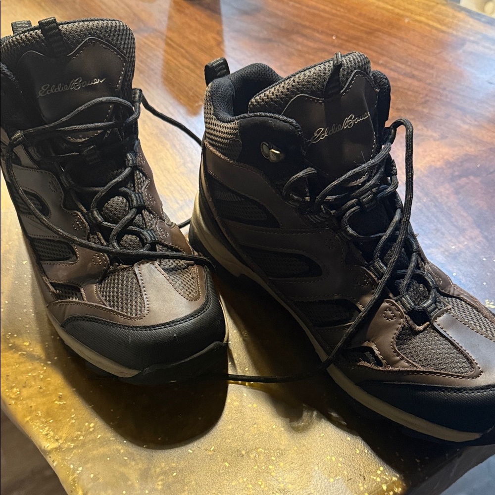Eddie Bauer Dark Brown Outdoor Boots